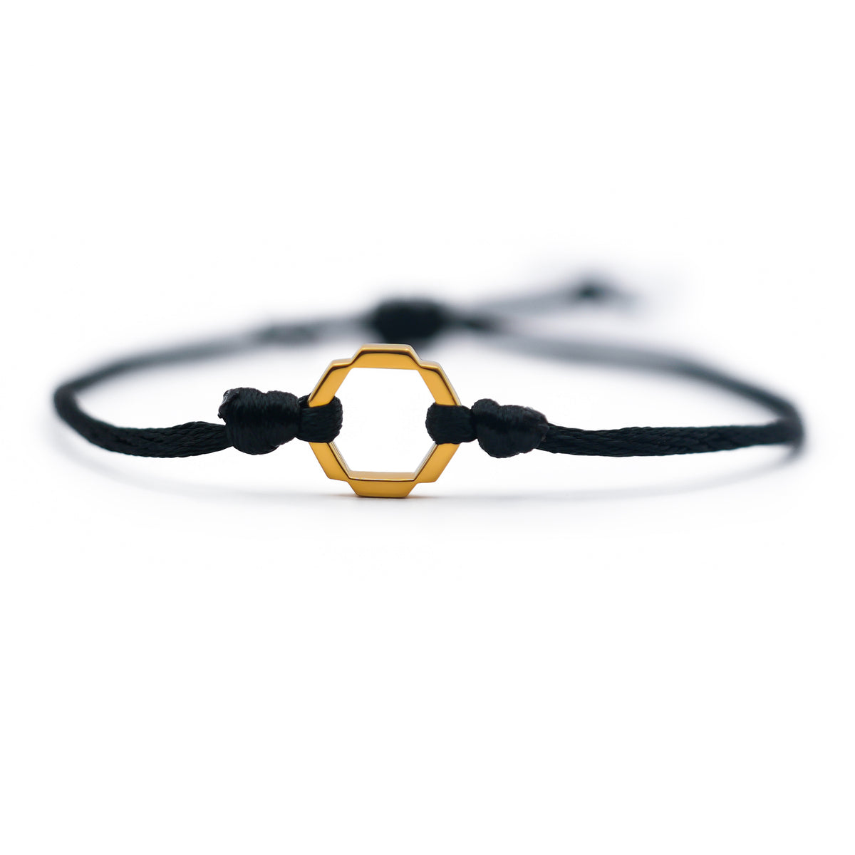 Aria 22k Gold Modern Hexagon bracelet for Men & Women - Aprnji