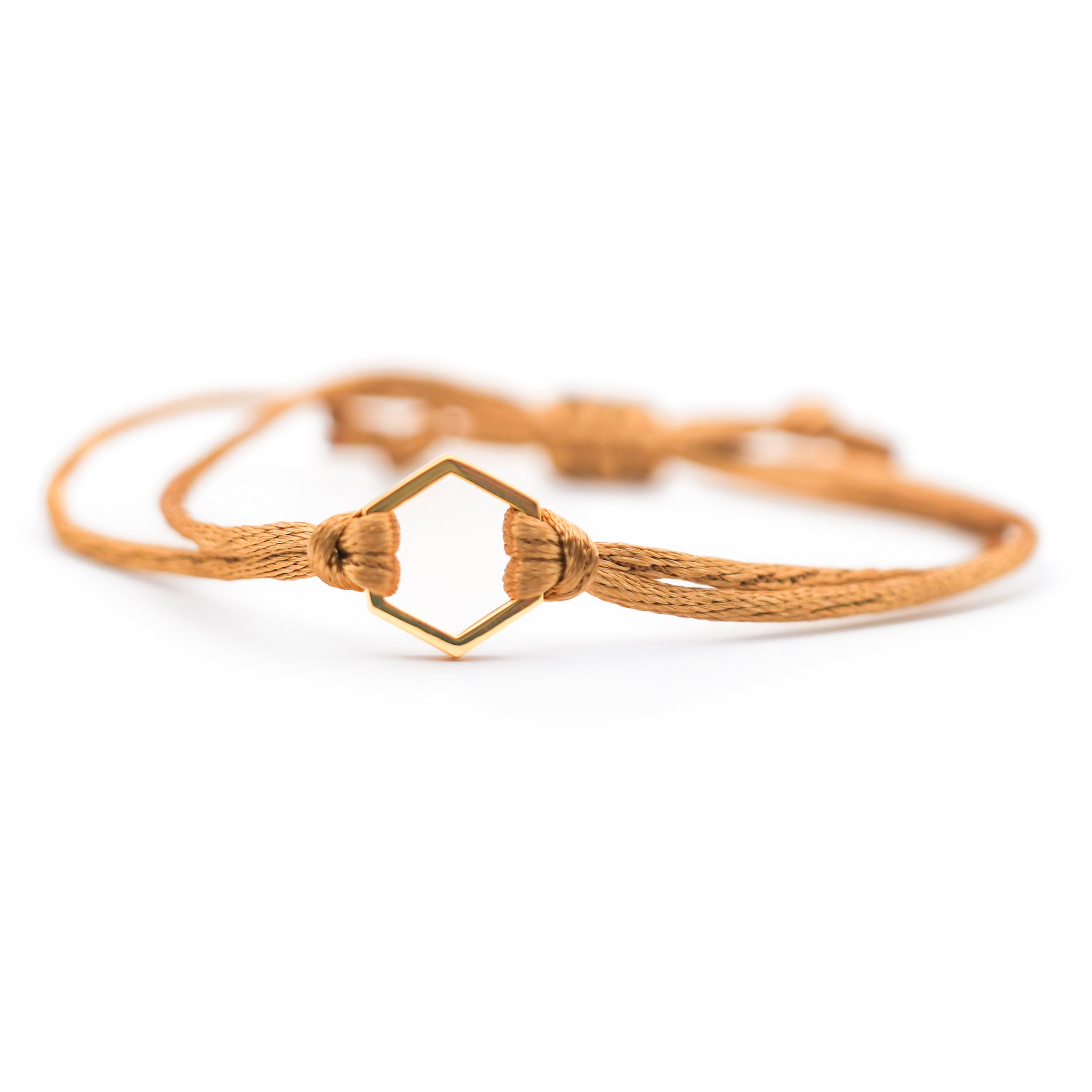 Juliette 22k Gold L’Hexagone Bracelet for Women & Men - Aprnji