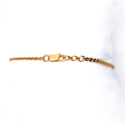 Buy our round pendant gold chain bracelet