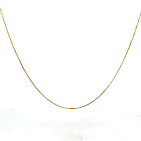 gold jewelry chain 18"