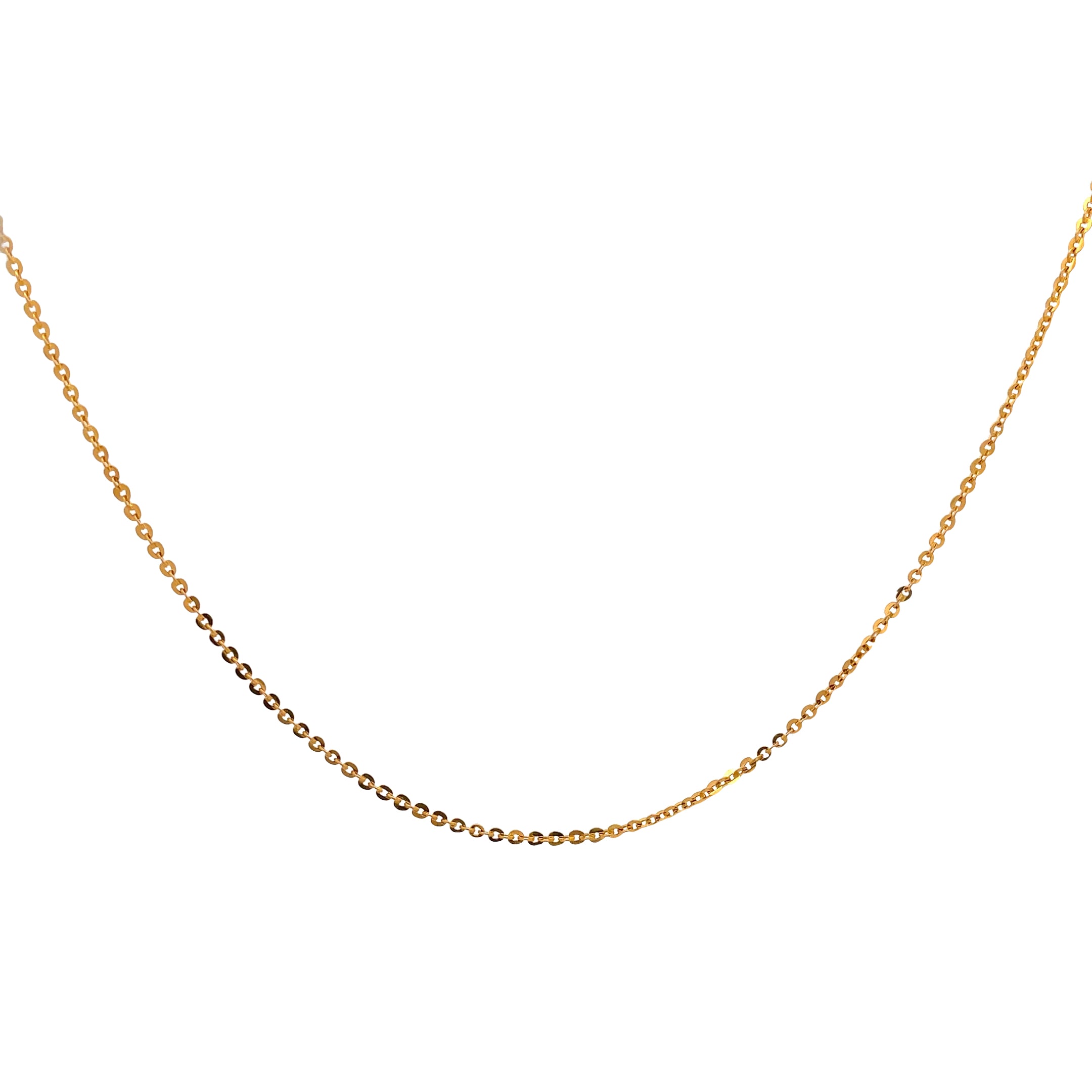 cable link 22k gold chain