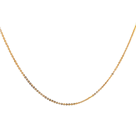 cable link 22k gold chain