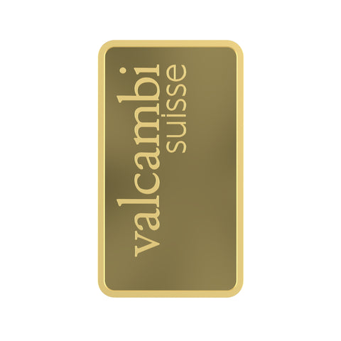 5 Grams Valcambi Gold Minted Bar