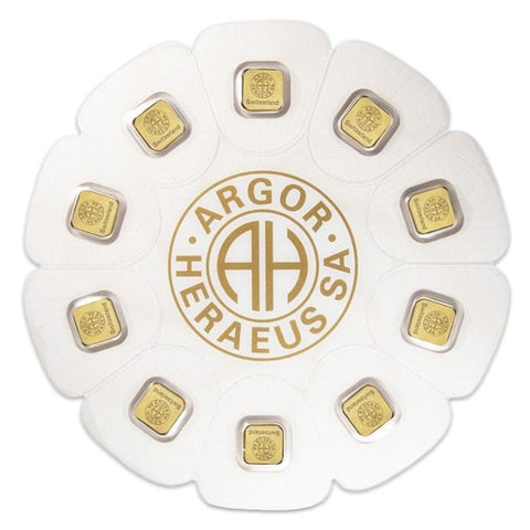 1 Gram Argor-Heraeus Goldseed - 10 Qty